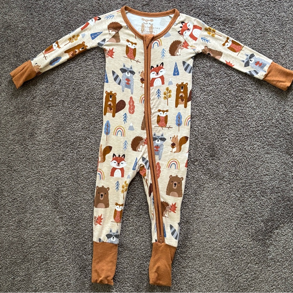 Little Sleepies Woodland Friends Zippy 6-12 - Picture 2 of 6